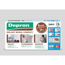 Isolant mural Compact Depron polystyrène 100cmx100cm 6mm blanc