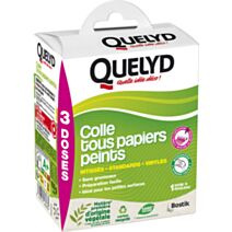 Colle tous papiers peints indicateur coloré rose 150g