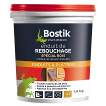 Enduit de rebouchage bois pâte 1.5kg