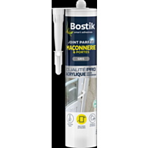 Joint parfait maçonnerie et portes gris 280ml BOSTIK