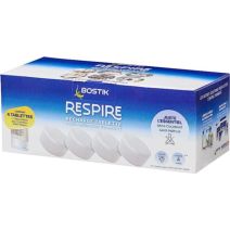 4 Recharges pour Absorbeur d'humidité Respire 250gr - BOSTIK