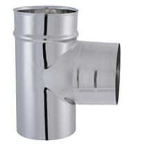 Té tyral 90° inox 304 double emboitement Ø139mm - JONCOUX
