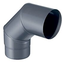 Coude 90° émail 0,7mm noir mat Ø150mm - JONCOUX