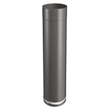 Rallonge téléscopique 50cm émail 0,7mm noir mat Ø180mm - JONCOUX