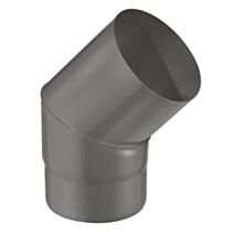 Coude 45° émail 0,7mm noir mat Ø200mm - JONCOUX