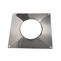 Plaque étanchéité haute bord relevé 350x350mm Ø80mm - JONCOUX