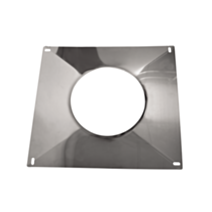 Plaque étanchéité haute bord relevé 350x350mm Ø80mm - JONCOUX