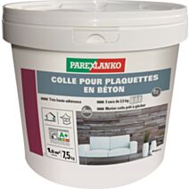Colle plaquettes de parement en béton gris 7,5kg - PAREXLANKO
