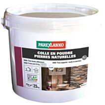 Colle plaquettes de parement en pierres naturelles blanc 7,5kg - PAREXLANKO
