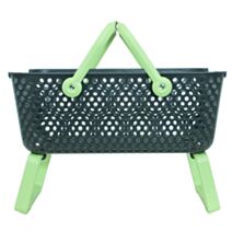 Panier kajo 15L Gris / Tilleul - POUSS VERT