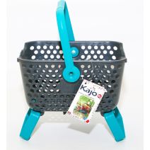Panier Kajo 4L GRis / Turquoise