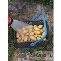 Panier Kajo 4L Gris / Turquoise - POUSS VERT