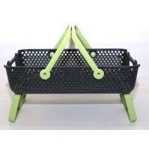 Panier Kajo 20L Gris / Tilleul