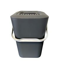 Seau à compost bioseau 7,5 l gris/anthracite - KAJO