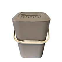 Seau à compost bioseau 7,5 l taupe/beige - KAJO