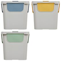 Poubelle de tri plastique 24L - 5 FIVE SIMPLY SMART