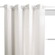 Voilage Noa Seer 140x240 blanc - ATMOSPHERA