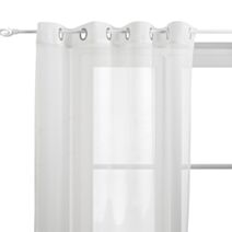 Voilage Zina can blanc 140x240 - ATMOSPHERA
