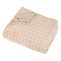 Plaid Zephy lin 180x230 beige - ATMOSPHERA