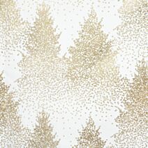 Nappe Sapin Blanc/Or 140x240cm