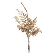 Sujet de noël bouquet paillettes or - ATMOSPHERA