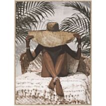 Toile imprimée cadre Eliane 58x78cm - ATMOSPHERA