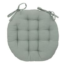 Galette chaise ronde Ø38cm céladon - ATMOSPHERA