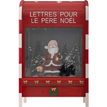 Boîte aux lettres de Noël lumineuse 15x25x40cm 12LED