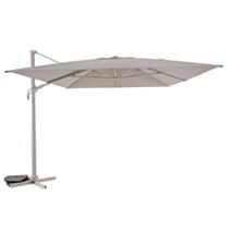 Parasol déporté Melhia 4x3m Argile/Lin