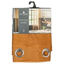 Voilage Moly 135x240cm cannelle - ATMOSPHERA