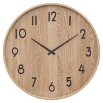 Horloge bois ivana Ø55cm naturel - ATMOSPHERA