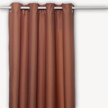 Rideau isolant Neal 140x260cm terracotta - ATMOSPHERA