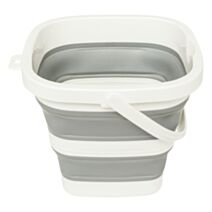 Seau Retract 5L blanc/gris - 5 FIVE SIMPLY SMART