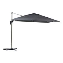 Parasol déporté Equador aluminium 4x3m ardoise - HESPERIDE