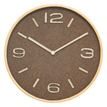 Horloge Ellis MDF tissu Ø30cm - ATMOSPHERA