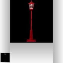 Lampadaire 1 Tête animée