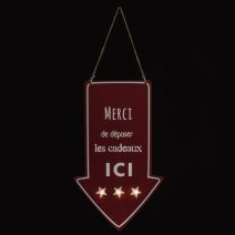 Pancarte fléche led 40cm