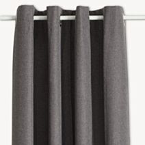Rideau occultant Total Lua 140x260cm gris foncé - ATMOSPHERA