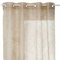 Voilage Devo lin 140x240 blanc - ATMOSPHERA