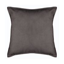 Coussin Lilou 45x45cm gris foncé - ATMOSPHERA