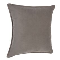 Coussin Lilou 45x45cm taupe - ATMOSPHERA