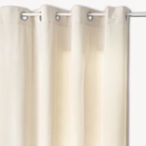 rideau lilou coton ivoire 140x260cm - ATMOSPHERA