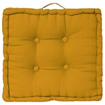 Coussin sol 40x40x8cm ocre - ATMOSPHERA