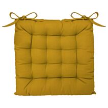 Galette chaise 38x38cm ocre - ATMOSPHERA