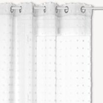 Voilage Lily 140x240cm blanc - ATMOSPHERA