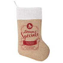 Chaussette Jute Imprime H.45cm