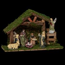 Crèche Nativité 8 Santons 20cm