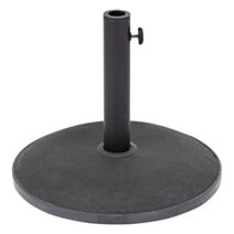 Pied parasol Dailio béton 15kg noir - HESPERIDE