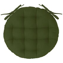 Galette chaise ronde Ø38cm kaki - ATMOSPHERA