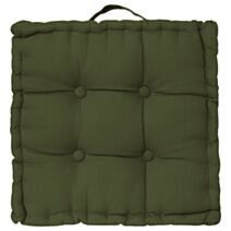 Coussin sol 40x40x8cm kaki - ATMOSPHERA